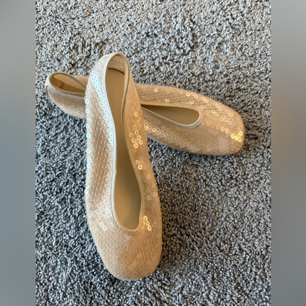 Vince Leah Sequin Flat